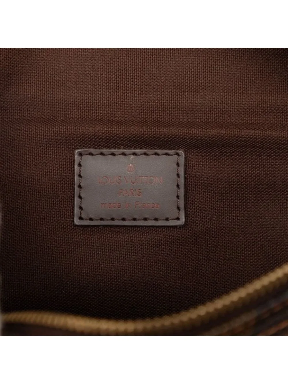 Louis Vuitton Damier Bam Melville Belt Bag Brown Leather